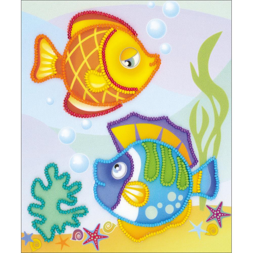 Sea Fish Beaded Embroidery Kit Sea Fish Beaded Embroidery Kit